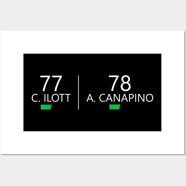 Ilott Canapino white Wall Art by SteamboatJoe